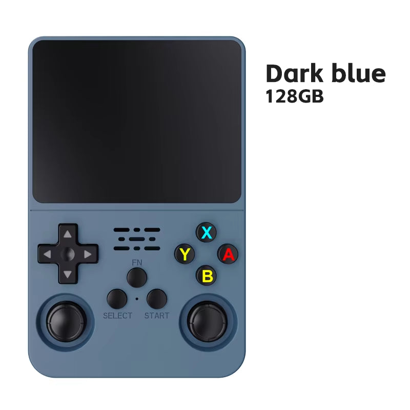 R36S Retro Handheld Video Game Console Linux System 3.5-Inch IPS Screen Mini Portable Handheld Video Player 64GB 15000 Games