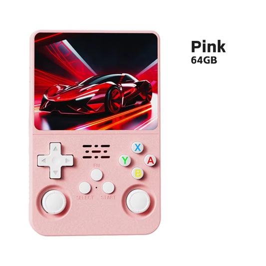 R36S Retro Handheld Video Game Console Linux System 3.5-Inch IPS Screen Mini Portable Handheld Video Player 64GB 15000 Games
