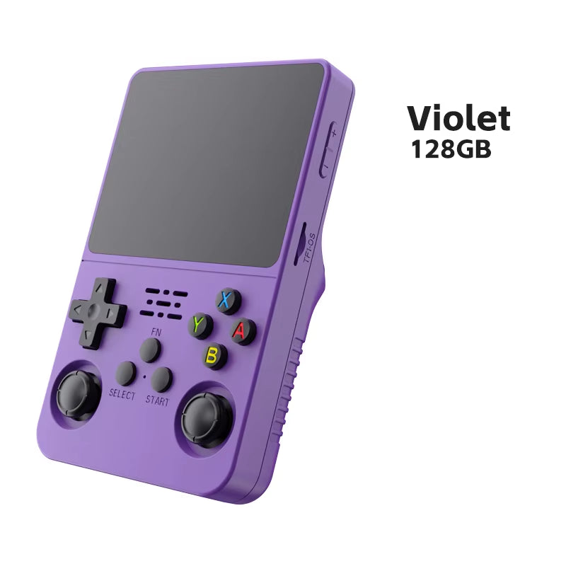 R36S Retro Handheld Video Game Console Linux System 3.5-Inch IPS Screen Mini Portable Handheld Video Player 64GB 15000 Games